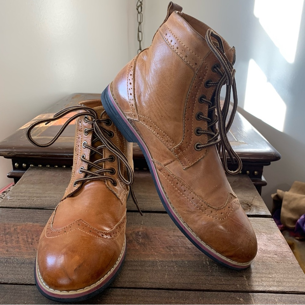 Kunsto Men’s Brogue Boots